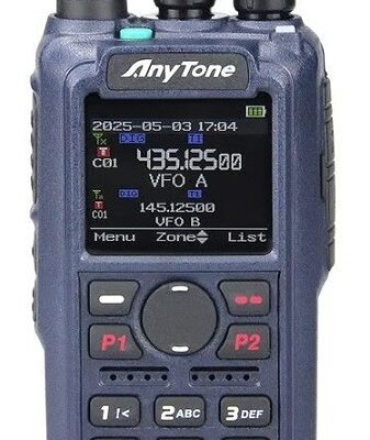 ANYTONE AT-D890UV , dual-band DMR, AIR RX, GPS, APRS, Bluetooth