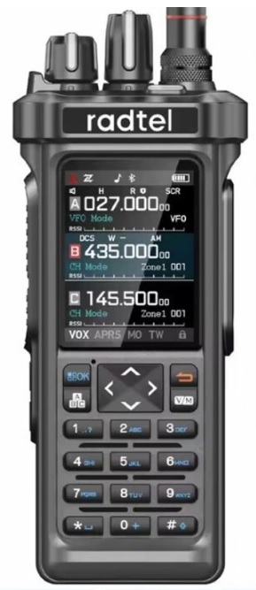RADTEL RT-950 PRO , multi band 10W, 27MHz RX/TX